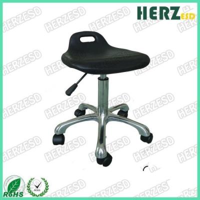 China Pneumatic Rotatable Ergonomic Laboratory Stools Adjust Height 420-570mm With Handle Hole for sale