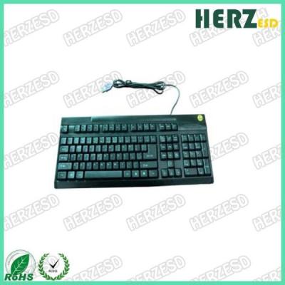 China Black Color Permanent Anti Static Keyboard , ESD Keyboard For Clean Room / Lab for sale