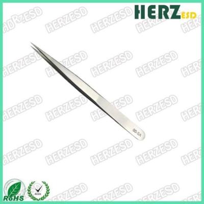 China Non Corrosive Electrostatic Discharge Tools / Pointed Head Tweezers Length 135mm for sale