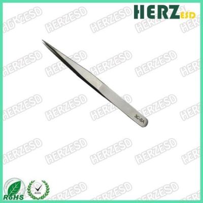 China Length 110mm Electrostatic Discharge Tools Stainless Steel Material Straight Fine Tip for sale