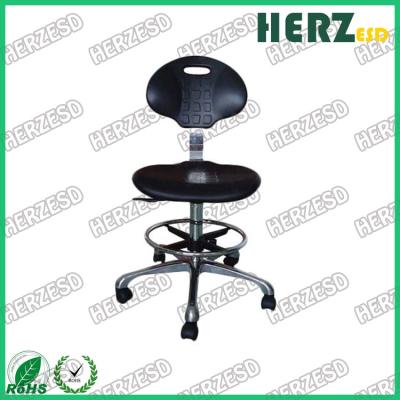 China Electrostatic Discharge ESD Safe Chairs Special Back Size 380 X 320mm With Feet Rest for sale