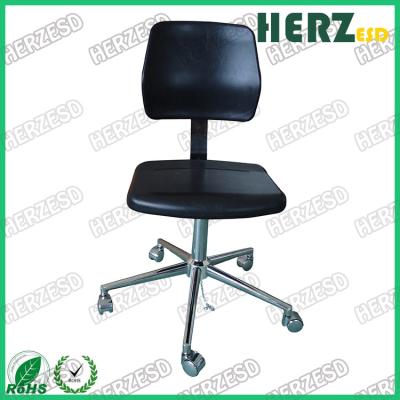 China Durable Large Back Anti Static Chair , Ergonomic ESD Chairs Black Color for sale