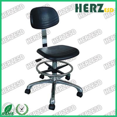 China Herz-33161 hoog - kwaliteitscleanroom Pu die ESD Stoel met voetrust schuimen Te koop