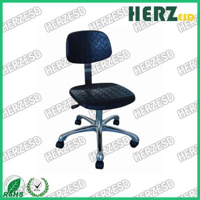 中国 HZ-33360 ESDのクリーンルームの仕事の帯電防止金庫PUの泡の働く椅子 販売のため
