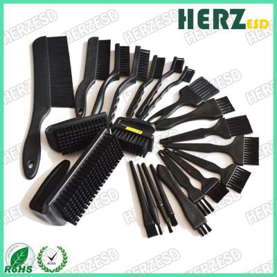 China PP Material ESD Safe Cleaning Brush With Highly Conductive Hard / Soft Bristles for sale
