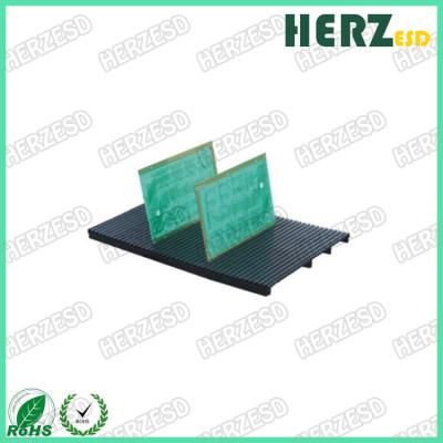 China Black Color Printed Circuit Board Racks 42 Slots Size 2.8 * 5mm Pitch 10mm for sale
