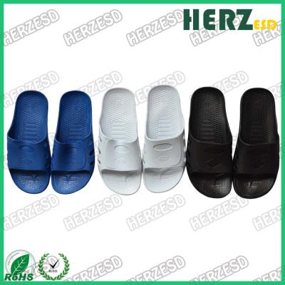 Chine Anti ohm statique de la résistance 10e4-10e9 de surface du matériau de SPU de pantoufles de Chambre de couleur multiple à vendre