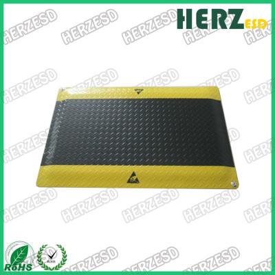 China Yellow / Black Anti Fatigue Mats Industrial 3 Layers Structure Customized Size for sale