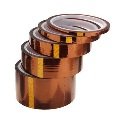 China Polyimide Material ESD Warning Tape , Anti Static Kapton Tape Width 3-500mm for sale
