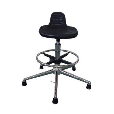 China 50mm Seat Thinckness Adjustable Cleanroom ESD Stool Chair for sale