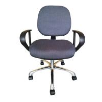 China Nylon Castor Purple Cleanroom Armrest ESD Safe Chairs for sale