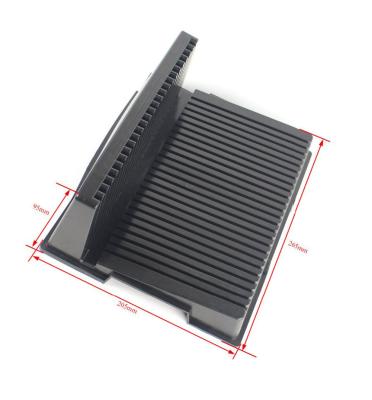 China L-type 25 slot Pitch 9mm PCB Circulation ESD Plastic Rack holder for sale