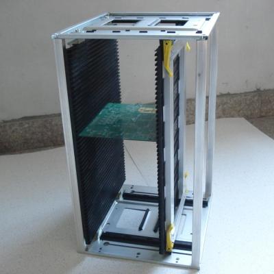 China ESD SMT PCB Circulation Metal Base Injection Molded PP ESD Storage Shelving for sale