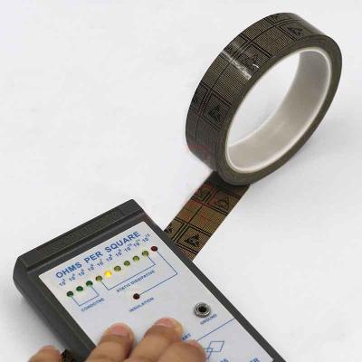 China PE Material Caution ESD Warning Tape For Electronic Ground for sale