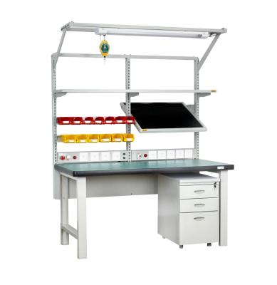 China Steel Heavy Duty ESD Antistatic Workbench Coated Surface for sale