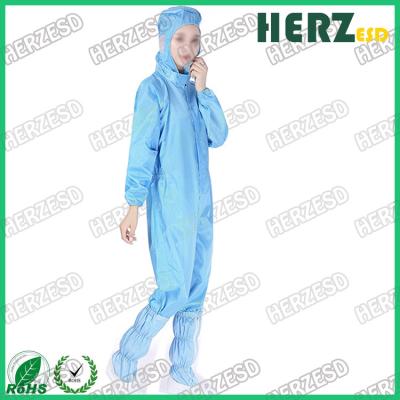 China Safe Polyester Anti Static Work Clothes Esd Clothing Uniforms Coverall for sale