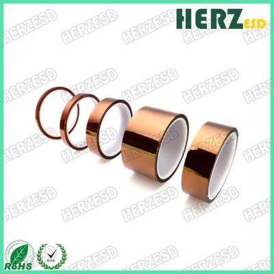 China Gold Anti Static Polyimide Pcb Masking Adhesive Tape For High Temperatures for sale