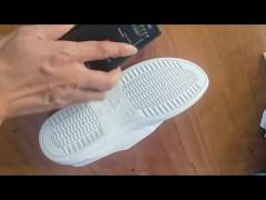ESD Cleanroom Slipper Washable PVC Sole ESD Cleanroom Shoes , Anti Static Shoes White Color