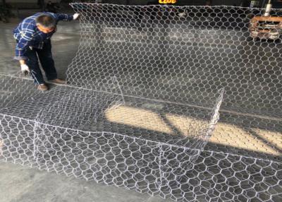 China PVC coated Gabion Stone Cages for sale