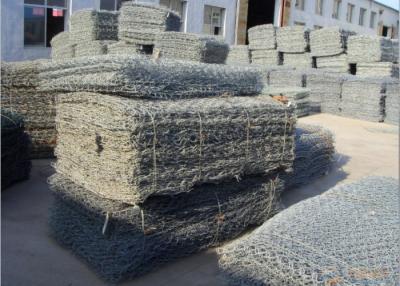 China 80X120mm 3.2mm Gabion Wire Mesh for Seawalls for sale