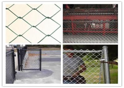 China Residential Stainless Steel Non Climbable Chain Link Fence for sale