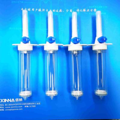 China 15μm Drip Chamber filter with Cap and Air Vented Filter for sale