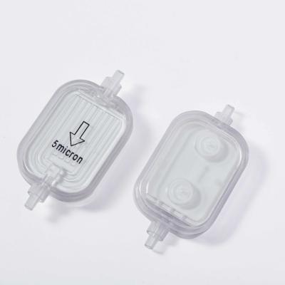 Chine Filtres en ligne de 5 microns IV à ventilation d' un côté pour les ensembles d' administration intraveineuse à vendre