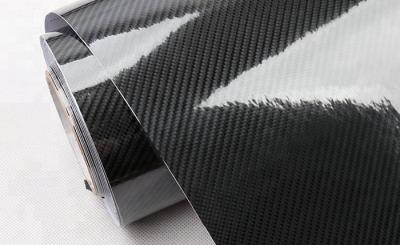 Chine GV libre du carbone 6D de fibre de voiture de vinyle d'enveloppe de bulle glissable noire de petit pain à vendre