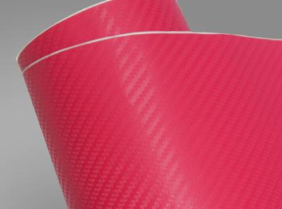 Chine 3D a coloré glissable libre de bulle de film d'enveloppe de vinyle de fibre de carbone à vendre
