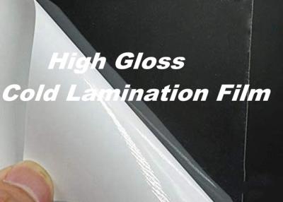 China 0.5mm Cold Laminating Top Glossy Clear Laminating Film For Photo Album Protection for sale