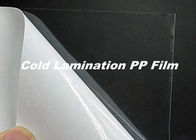 China Clear PSA CPP Cold Laminating Film 1220x2440 Mm For Pictures Protection for sale