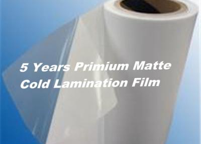China Resistente de umidade de Matt Cold Laminating Film 1.2mm da proteção das imagens à venda