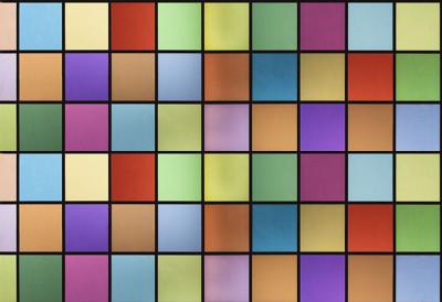 China O filme de vidro decorativo da janela de Sunproof coloriu o teste padrão dos quadrados à venda