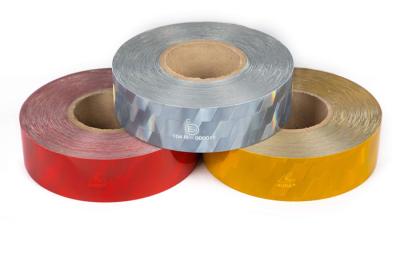 China Vehicle Reflective Conspicuity Tape Prismatic Reflective Tape For Traffic Sign for sale