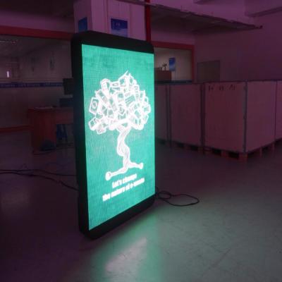 China Mastmontierte intelligente LED-Anzeige für den Außenbereich mit festen Abmessungen zu verkaufen