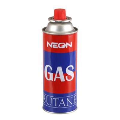 China Empty Straight Wall Camping Butane Gas Canister Metal Tin 65mm Diameter for sale