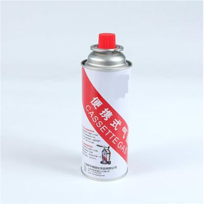 China Easy Transportation Butane Gas Canister Outdoor Cooking 400ml Cassette Gas Cylinder for sale