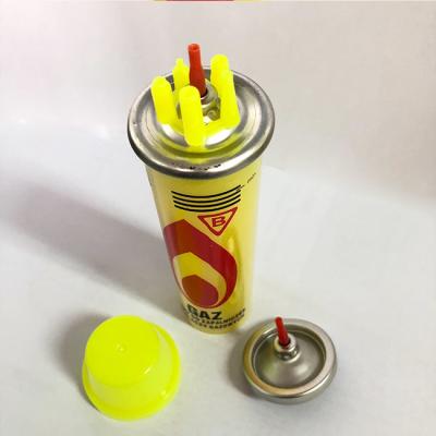 China 80ml Butane Camping Stove Gas Bottles Canister Refills Eco Friendly for sale