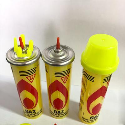 China Lightweight Convenient 80ml Go Outdoors Butane Gas Refill For Blow Torch for sale