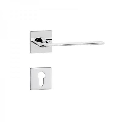 China Chrome Pioneer Door Knob Brass Door Lock Handle Anti Corrosion for sale