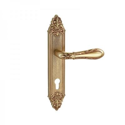 China Classic Ivy Brass Lever Lock Pull Door Handle / Main Door Locks for sale
