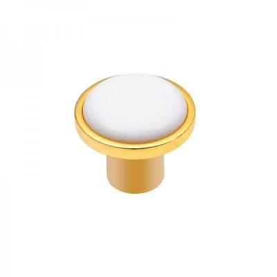 China Round Pearl Brass Pull Handles Cupboard Door Cabinet Pull OEM for sale