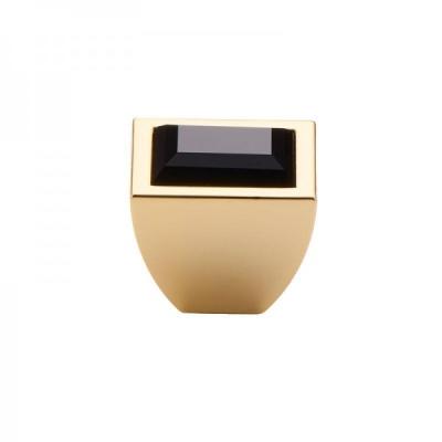 China 24k Gold Finish Modern Brass Door Knob Anti Scratch Wear Resistant for sale