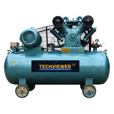 China Belt Driven 10 HP Portable 4 Cylinder Air Compressor for sale