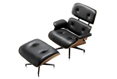 China Eames lounge chair with ottoman by Charles for sale