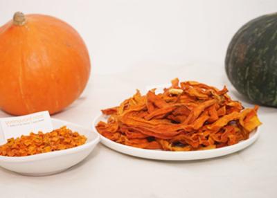 China Agriculture Organic Dehydrated Vegetables Dried Pumpkin Long Strip AD Process for sale