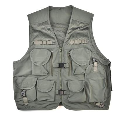 China Comfortable Lightweight Fishing Vest Multi Pocket Fishing Vest for sale