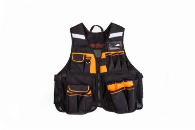 China Multifunctional Tool Vest For Electrician Carpenter Plumber Water Resistant for sale