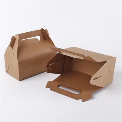 China Hot Selling 2017 Amazon Folding Kraft Paper Cake Box From China for sale