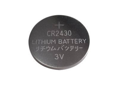 China FT - CR2430- L8 3V 280mAh Lithium Button Battery / Button Coin Battery for sale